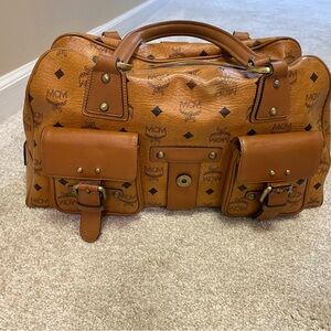 MCM Tan Leather Bag